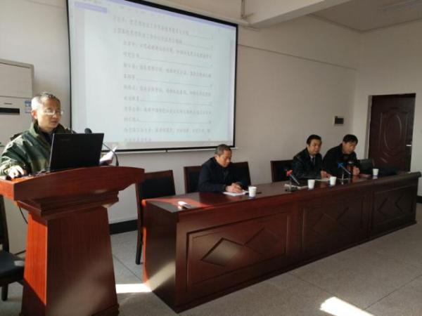 蔡毅书记领学习总书记重要讲话